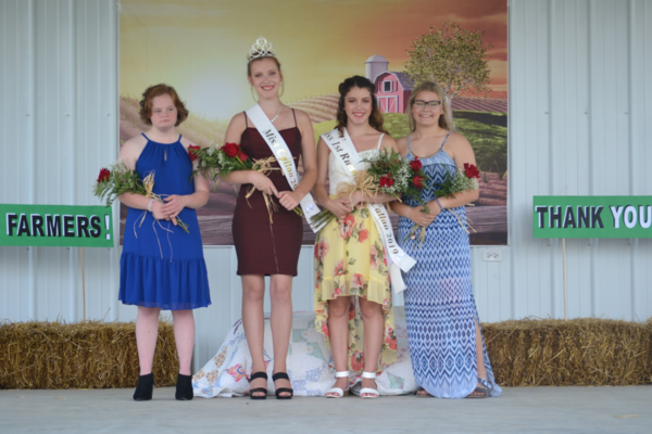 The Miss Callao contest showcased four beautiful young ladies who were asked to present themselves in an outfit that expressed their individual personality.