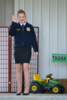 16-year-old Kyla Smith who attends school in Salisbury chose her formal  FFA outfit.